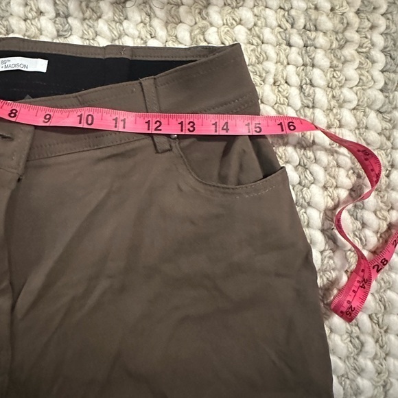 89th and Madison navy, tan,‎ burgundy pants size 16P 12 12P 16 10 - Picture 15 of 16